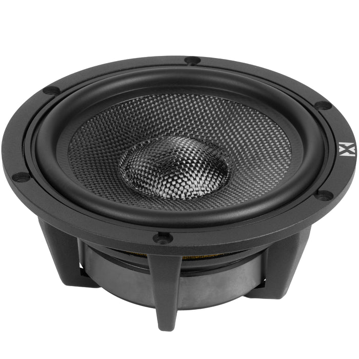 XQS653KIT 700W Peak (350W RMS) 6.5" X-Series 3-Way Component Speaker System with Carbon Fiber Cones and 30mm Silk Dome Tweeters