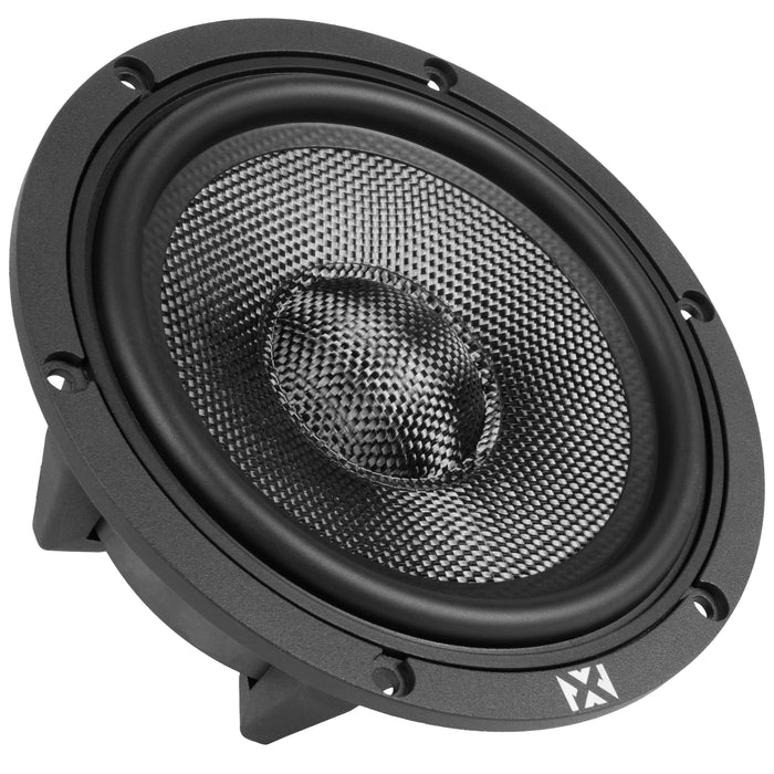 XQS65KIT 600W Peak (300W RMS) 6.5" X-Series 2-Way Component Speaker System with Carbon Fiber Cones and 30mm Silk Dome Tweeters