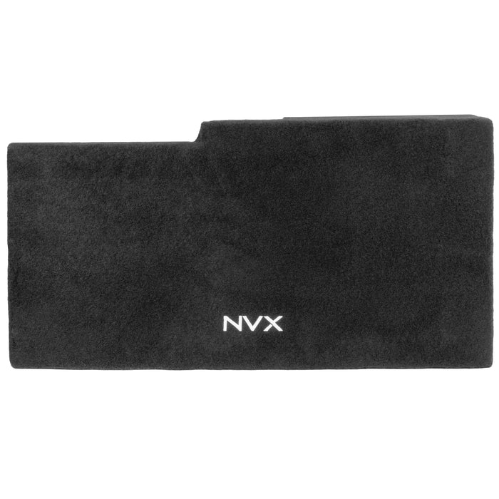 LVE-GM-SLVECG2-D12S Custom Fit 800W RMS Dual 12" Sealed Down Firing Loaded Subwoofer Enclosure for 2008-2013 Chevrolet Silverado and GMC Sierra Extended Cab Trucks