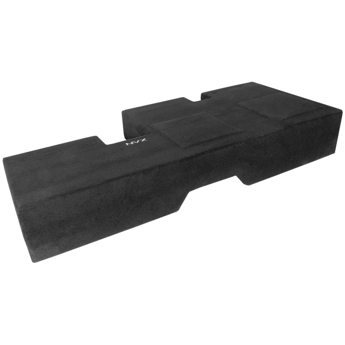 LVE-TOY-TUNDCG2-D10S Custom Fit 700W RMS Dual 10" Sealed Loaded Subwoofer Enclosure for 2007-2017 Tundra Double Cab Trucks