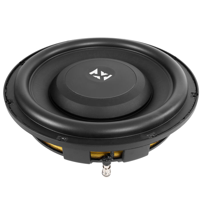 SQW124 1200W Peak (600W RMS) SQ-Series Shallow-Mount 12" Dual 4-Ohm Subwoofer