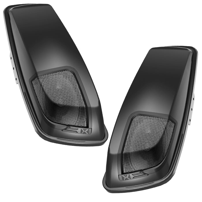 XFHD14 6x9" Cut-in Saddlebag Speaker Lid Kit with Speaker Harness for Select 2014-2023 Harley Davidson Motorcycles (Speakers NOT Included)