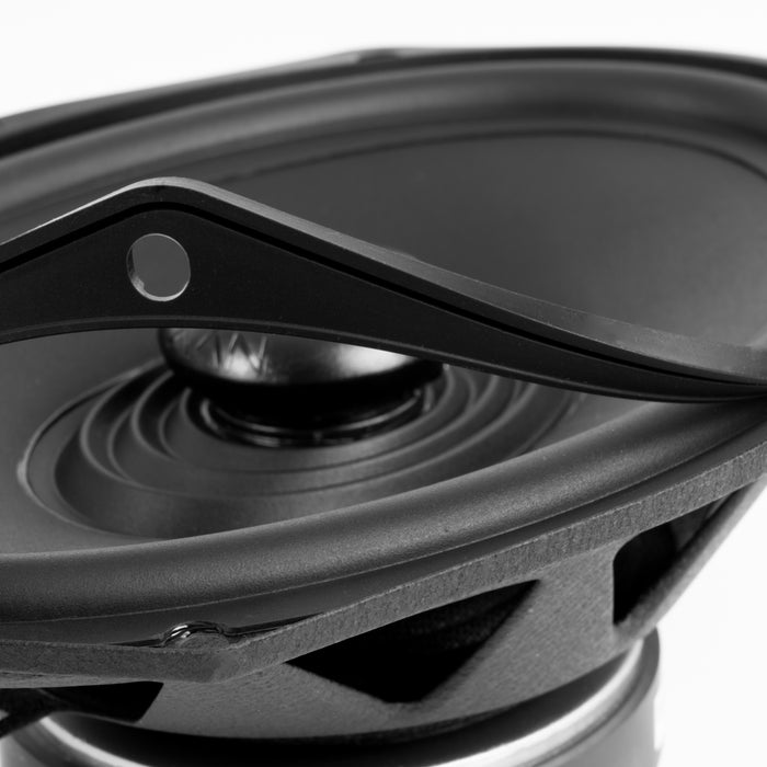 XFHD69L 800W Peak (400W RMS) 6x9" XF-Series 2-Ohm Aftermarket Saddlebag Lid Speakers for Select 1998-up Harley Davidson Motorcycles