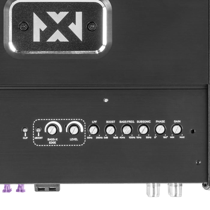XQA6001 600W RMS XQ-Series SQ Hi-Res Class D 1-Ohm Stable Monoblock Amplifier with X-Boost
